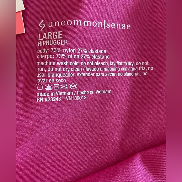 NWT, Uncommon Sense Hiphugger in Pink, Sz Large - Picture 3 of 5